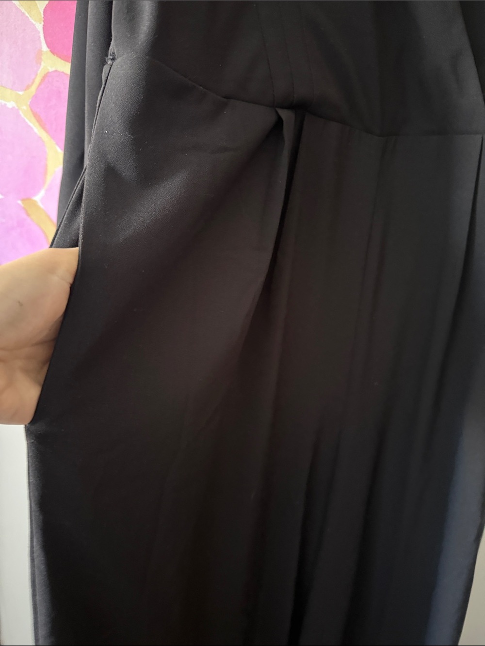 ❤️NEW HUTCh Black V-Neck Long Sleeve Wide-Leg Jumpsuit - Picture 4 of 6
